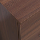 3 Drawers Workstation Computer Desk by Lavishway | Walnut Desks-38606