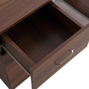 3 Drawers Workstation Computer Desk by Lavishway | Walnut Desks-38603