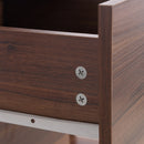 3 Drawers Workstation Computer Desk by Lavishway | Walnut Desks-38604
