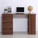 3 Drawers Workstation Computer Desk by Lavishway | Walnut Desks-38588