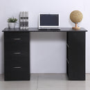 3 Drawers Workstation Computer Desk by Lavishway | Walnut Desks-38587