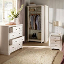 3 Drawer Solid Wood Bedside Table by Lavishway | Bedside Tables-43433