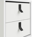 Ry 2 Drawers White Bedside Table by Lavishway | Bedside Tables-29304