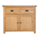 Chunky Oak 2 Doors 2 Drawers Wooden Sideboard by Lavishway | Sideboards-32562