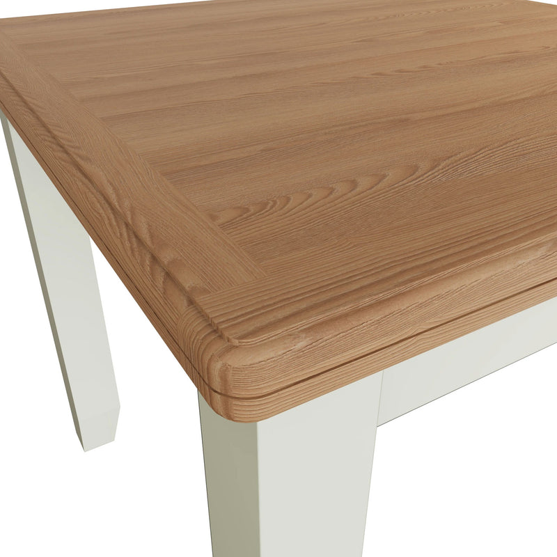 Grantham Flip Oak Top White Dining Table by Lavishway | Dining Tables-37093