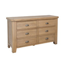 Heirloom Solid Wood 6 Drawer Chest by Lavishway | Chest Of Drawers-32794