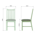 Grantham Ladder Back Dining Chair Set of 2 by Lavishway | Dining Chairs-37111