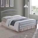Brennington Modern Silver Metal Bed Frame by Lavishway | Metal Beds-35822