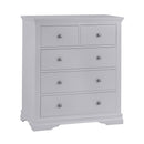 Swallow Grey 2 Over 3 Chest Of Drawers by Lavishway | Chest Of Drawers-31549