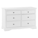 Swallow White Painted 6 Drawer Chest by Lavishway | Chest Of Drawers-31557