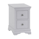 Swallow Grey 2 Drawers Bedside Cabinet by Lavishway | Bedside Tables-31563