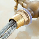 Antique Bronze Dual Cross Handle Bathroom Tap by Lavishway | Basin Faucets-48582