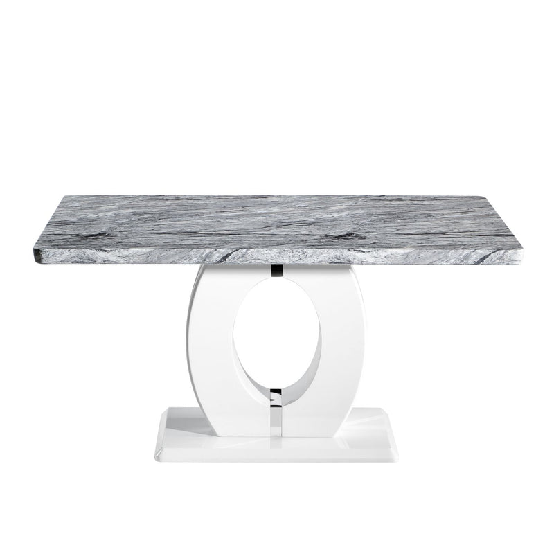 Neptune Marble Top Dining Table by Lavishway | Dining Tables-37318