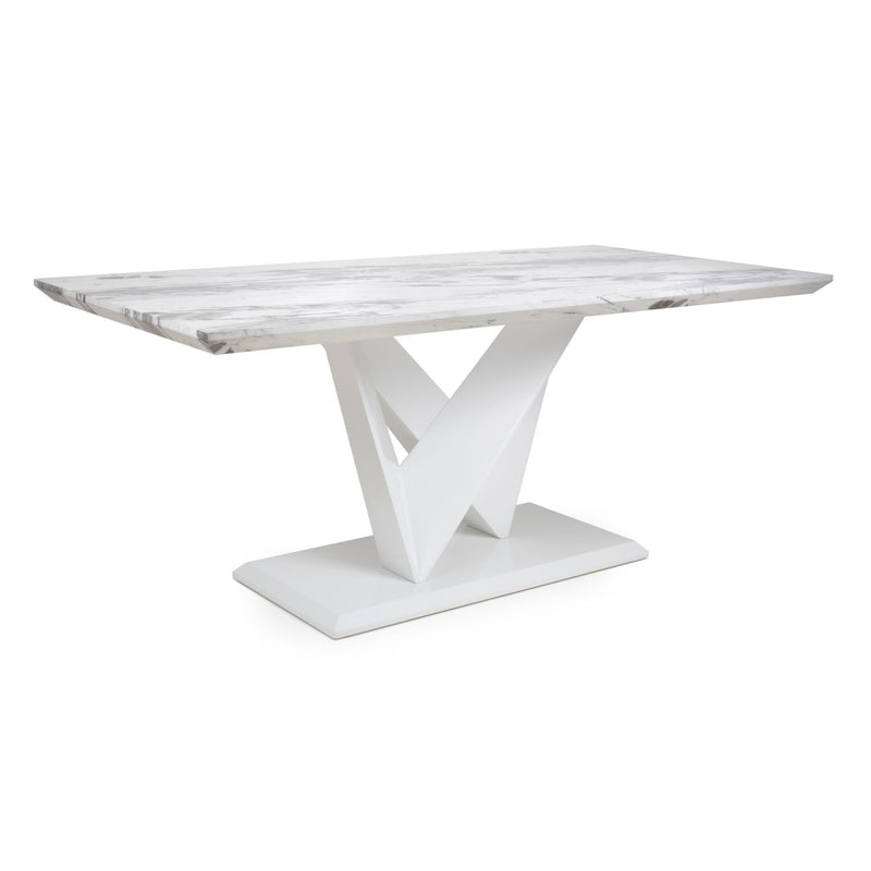 Saturn Marble Top Large Dining Table by Lavishway | Dining Tables-37305