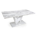 Saturn Marble Top Large Dining Table by Lavishway | Dining Tables-37307