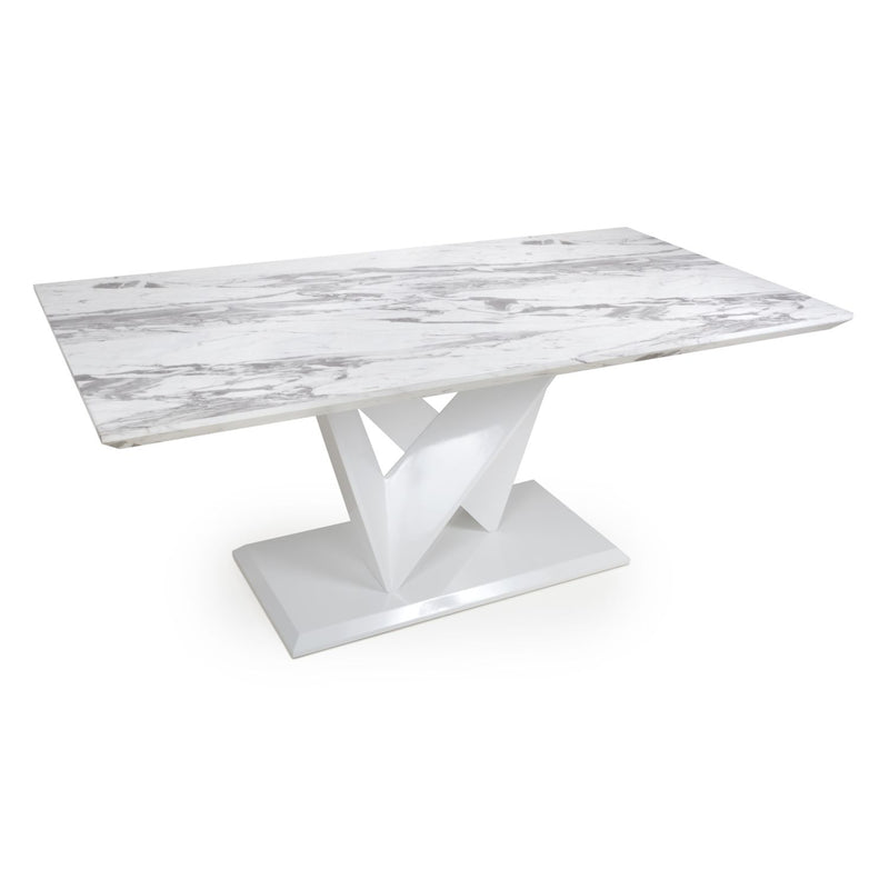 Saturn Marble Top Large Dining Table by Lavishway | Dining Tables-37307
