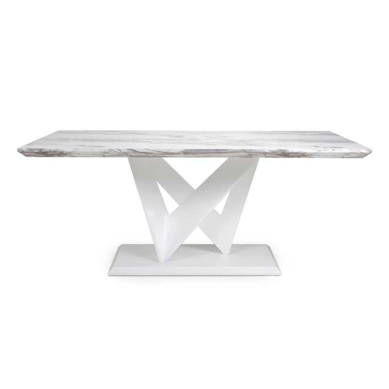 Saturn Marble Top Large Dining Table by Lavishway | Dining Tables-37306