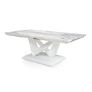 Saturn Marble Top White Coffee Table by Lavishway | Coffee Tables-37328