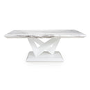 Saturn Marble Top White Coffee Table by Lavishway | Coffee Tables-37329