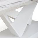 Saturn Marble Top White Coffee Table by Lavishway | Coffee Tables-37330