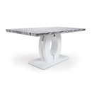 Neptune Marble Top Large Dining Table by Lavishway | Dining Tables-37336