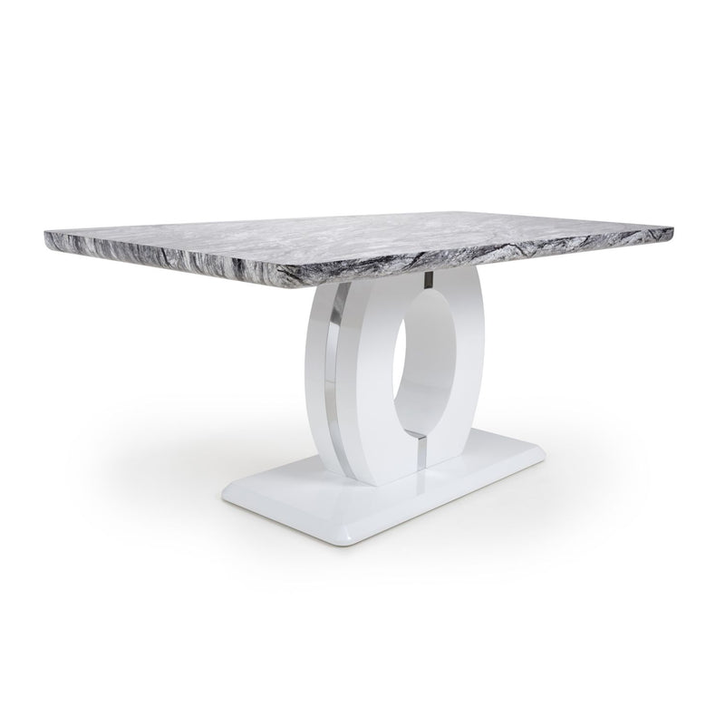 Neptune Marble Top Large Dining Table by Lavishway | Dining Tables-37336