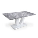 Neptune Marble Top Large Dining Table by Lavishway | Dining Tables-37332