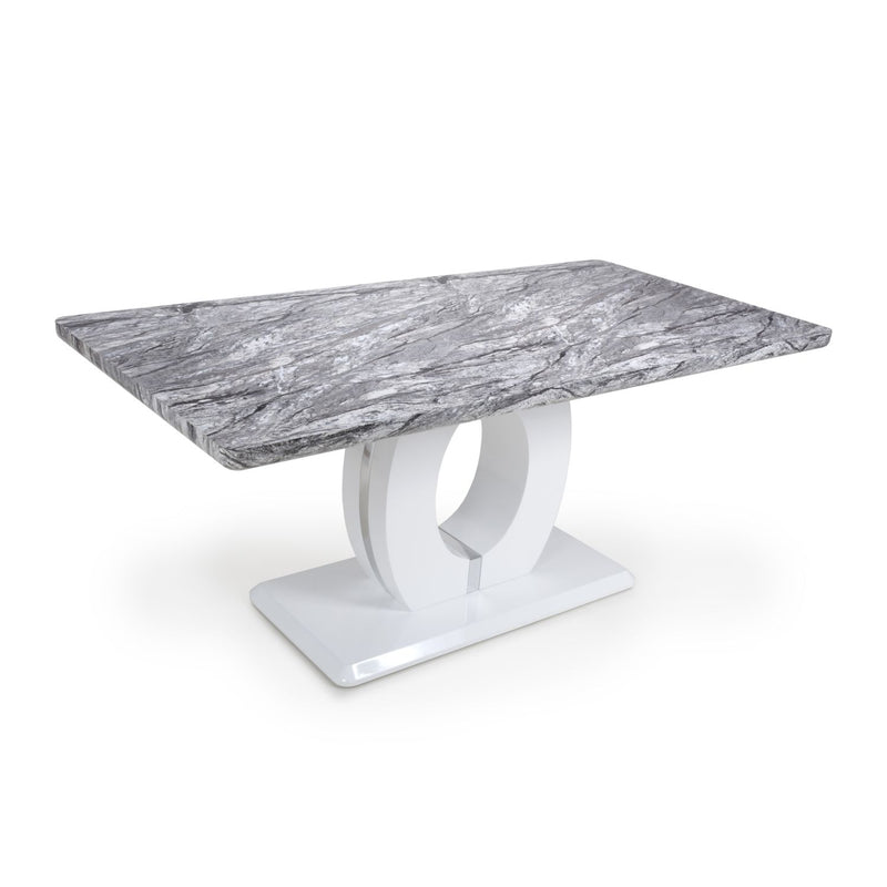 Neptune Marble Top Large Dining Table by Lavishway | Dining Tables-37332