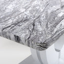 Neptune Marble Top Large Dining Table by Lavishway | Dining Tables-37337