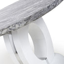 Neptune Round Marble Top Dining Table by Lavishway | Dining Tables-37353