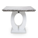 Neptune Square Marble Top Dining Table by Lavishway | Dining Tables-37360