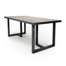 Bergen Medium Industrial Oak Dining Table by Lavishway | Dining Tables-37394