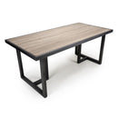 Bergen Medium Industrial Oak Dining Table by Lavishway | Dining Tables-37391