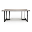 Bergen Medium Industrial Oak Dining Table by Lavishway | Dining Tables-37392