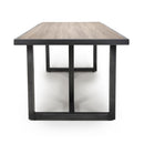 Bergen Medium Industrial Oak Dining Table by Lavishway | Dining Tables-37393