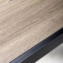 Bergen Medium Industrial Oak Dining Table by Lavishway | Dining Tables-37396