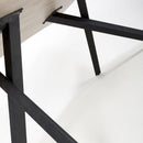 Narvik Industrial Wooden Curved Dining Table by Lavishway | Dining Tables-37406