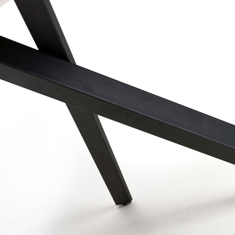 Narvik Industrial Wooden Curved Dining Table by Lavishway | Dining Tables-37404