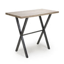 Brevik Oak Top Bar Table With Metal Legs by Lavishway | Bar Tables-37408