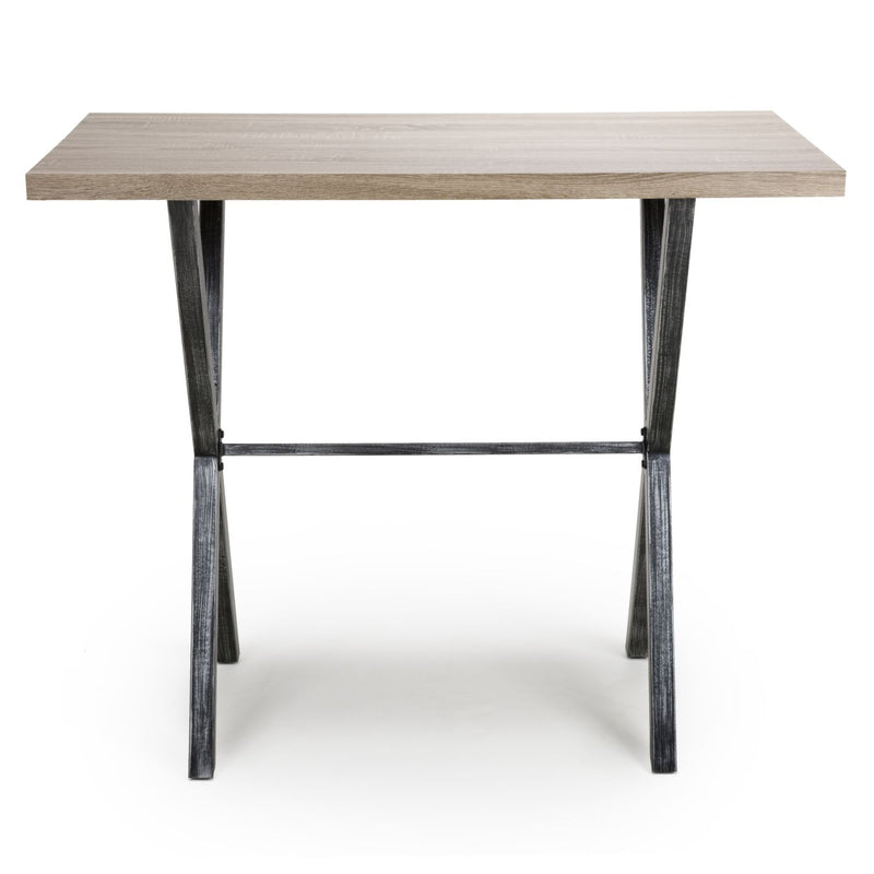 Brevik Oak Top Bar Table With Metal Legs by Lavishway | Bar Tables-37407