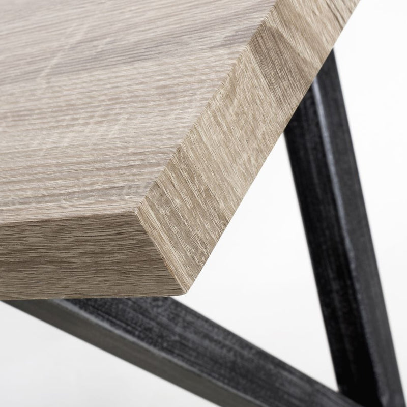 Brevik Oak Top Bar Table With Metal Legs by Lavishway | Bar Tables-37413