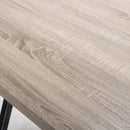 Brevik Oak Top Bar Table With Metal Legs by Lavishway | Bar Tables-37415