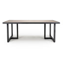 Bergen Large Industrial Oak Dining Table by Lavishway | Dining Tables-37424