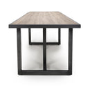 Bergen Large Industrial Oak Dining Table by Lavishway | Dining Tables-37425