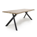Narvik Oak Curved Top Large Dining Table by Lavishway | Dining Tables-37439