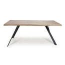 Narvik Oak Curved Top Large Dining Table by Lavishway | Dining Tables-37436