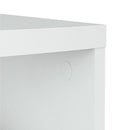 Function Plus White 3 Oak Drawers Desk by Lavishway | -30629