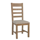 Heirloom Natural Oak Dining Chair Set of 2 by Lavishway | Dining Chairs-35906
