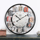 Modern 3D Large Retro Wall Clock by Lavishway | Wall Clocks-40858