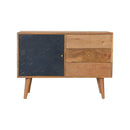 Acadia Solid Wooden 1 Door 3 Drawers TV Unit by Lavishway | TV Units Cabinets-22819